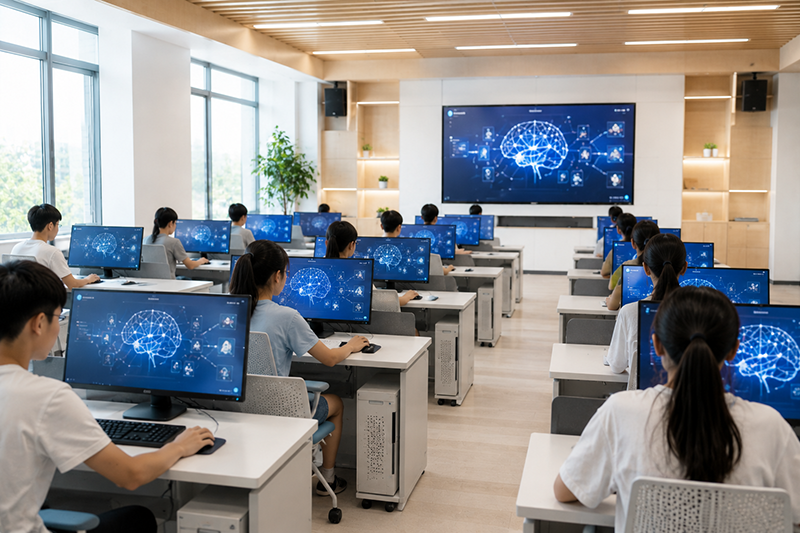 Edge AI 電腦教室展示
